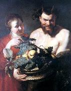 Peter Paul Rubens Faun and a young woman Sweden oil painting artist
